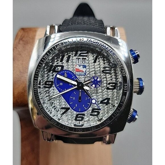 Ritmo Mundo Indycar Mens Watch Quartz  Chronograph 8.5" 47"mm Sapphire D… - Picture 1 of 16